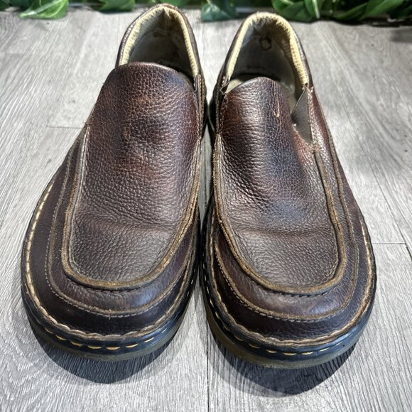 DR.MARTENS Lennon Brown Pebbled Leather Slip-On Loafers Men\'s Shoes Sz 11 M main image 5